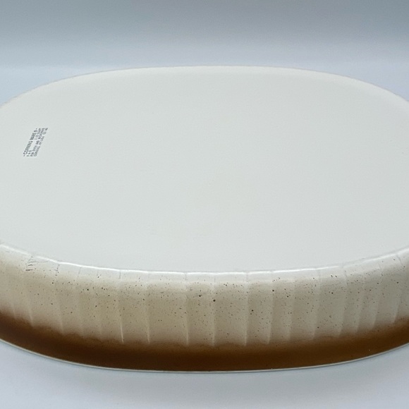 Vintage Corningware Oval French Bisque Open Roaster 2 1/2qt - Picture 10 of 12